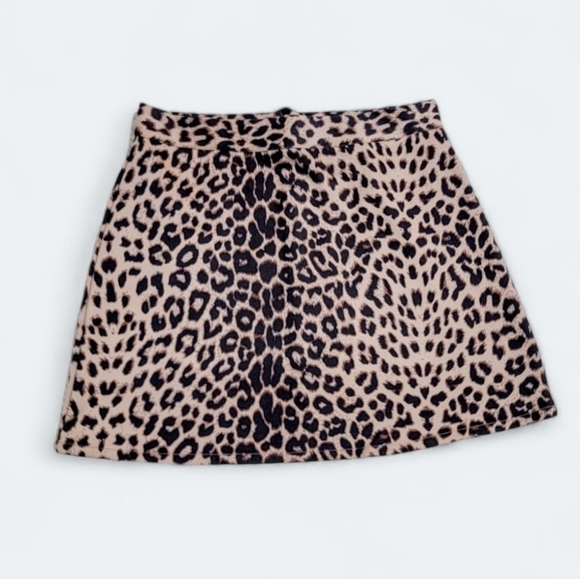 Dress Up Leopard Print Mini Skirt Size Medium - Picture 14 of 14